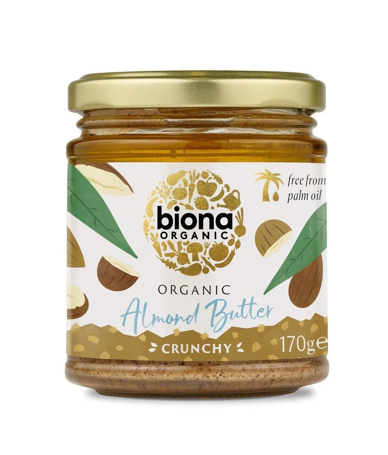 Organic Almonds Butter Crunchy 170G