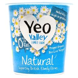 Organic 0% Fat Natural Yoghurt 150g - Yeo Valley -
