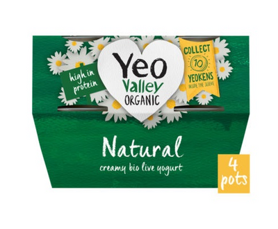Organic Natural Yoghurt (4x110g)