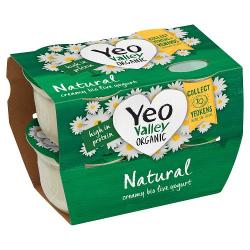 Organic Natural Yoghurt (4x110g)