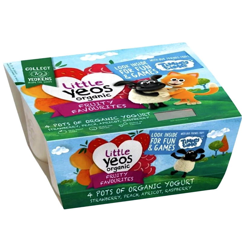 Little Yeos Organic Fruity Favourites 4 x 85g