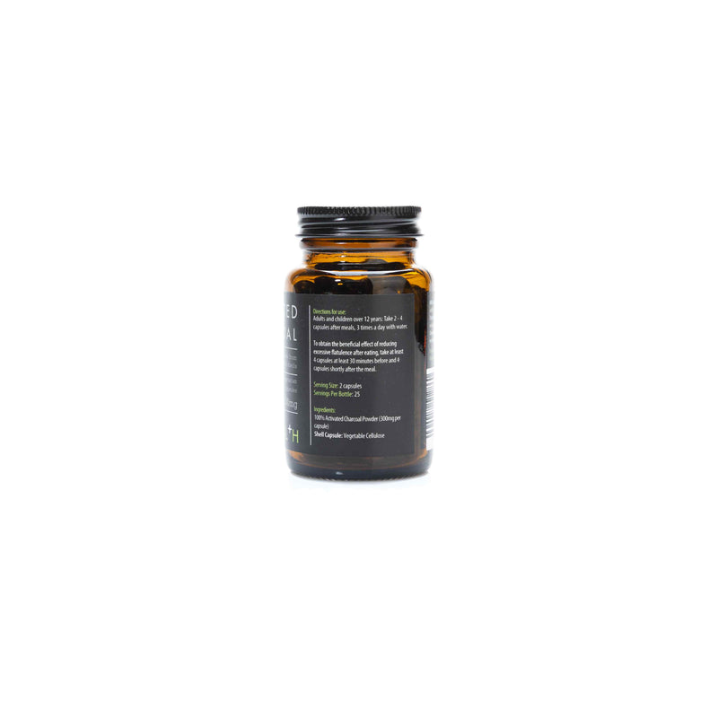 Organic Activated Charcoal Capsules 50