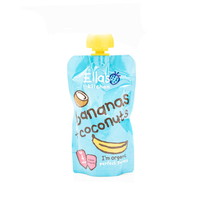 Organic Bananas Coconut Puree 120gm 4+months