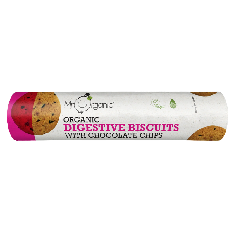 Mr Organic Choc Chip Digestive 250g