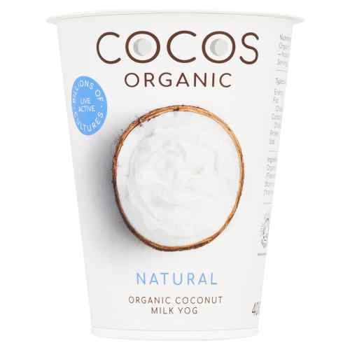 Organic Coconut Milk Yoghurt Alternative 400g - COCOS
