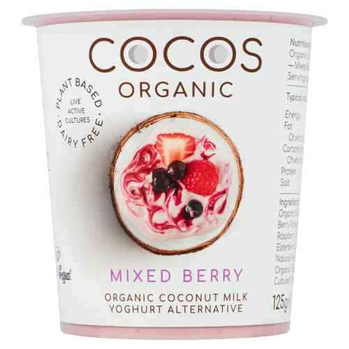 Organic Coconut Milk Yoghurt Alternative 125g - Mixed Berry