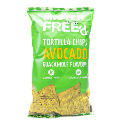 Mister Freed Vegan Tortilla Chips - Avocado Guacamole Flavour 135Gm