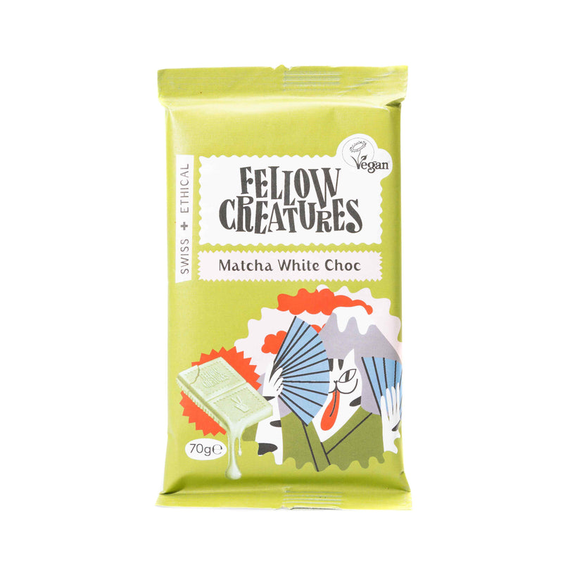 Organic Matcha White Choccy 70G