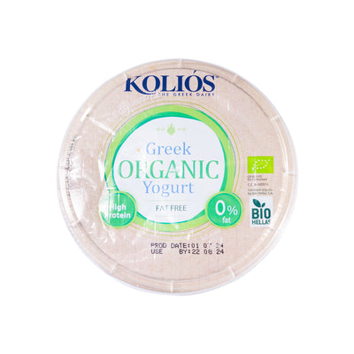 Organic Authentic Greek Bio Strained Yoghurt 0% 500g