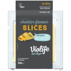 Organic Cheddar Slices 200G - 100% Vegan