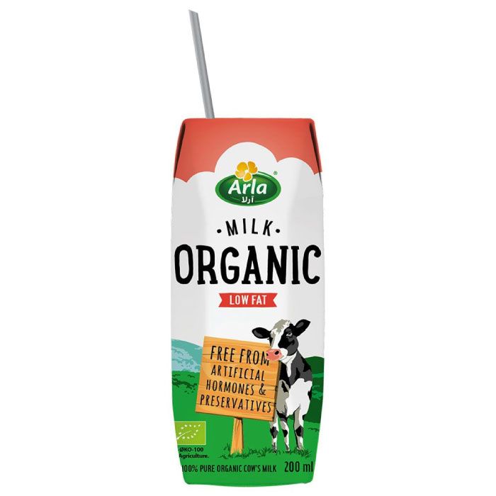 Organic Milk Low Fat 200ml