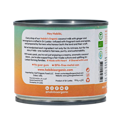 Organic Ginger & Lemongrass Coconut Milk 200ml
 Image1