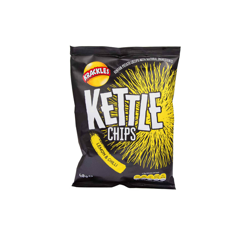 Kettle Chips Potato Crisps Lemon Chilli 40G