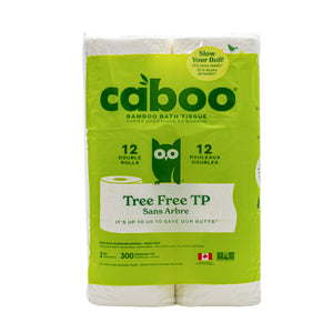 Organic Bamboo Bath tissue 12 Double Rolls 2 ply image 2