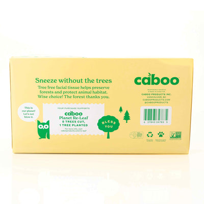 Organic Facial Tissue Flat Box 184 Sheet