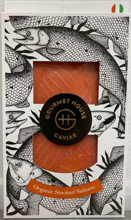 Organic Fresh Smoked Salmon Fish Fillet 100G