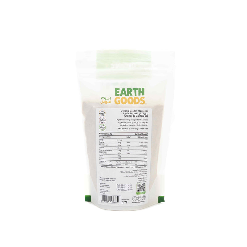 Organic Golden Flaxseeds Gluten Free 340g