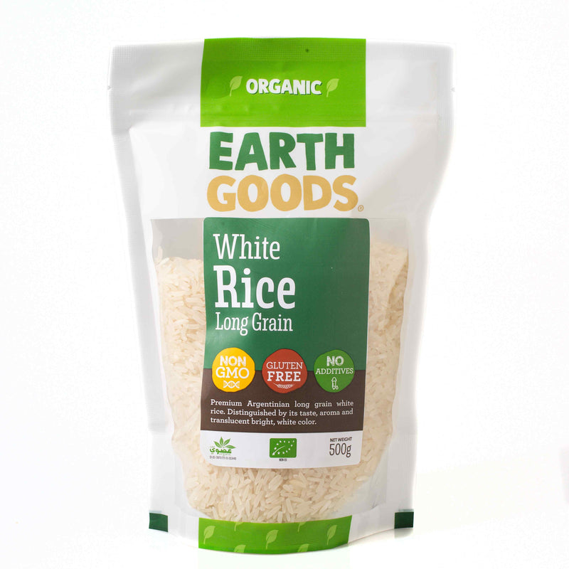 Earth Goods  Longgrain White Rice 500G