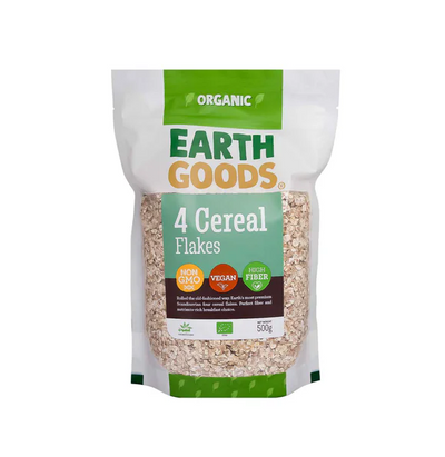 Organic 4 Cereal Flakes 500G