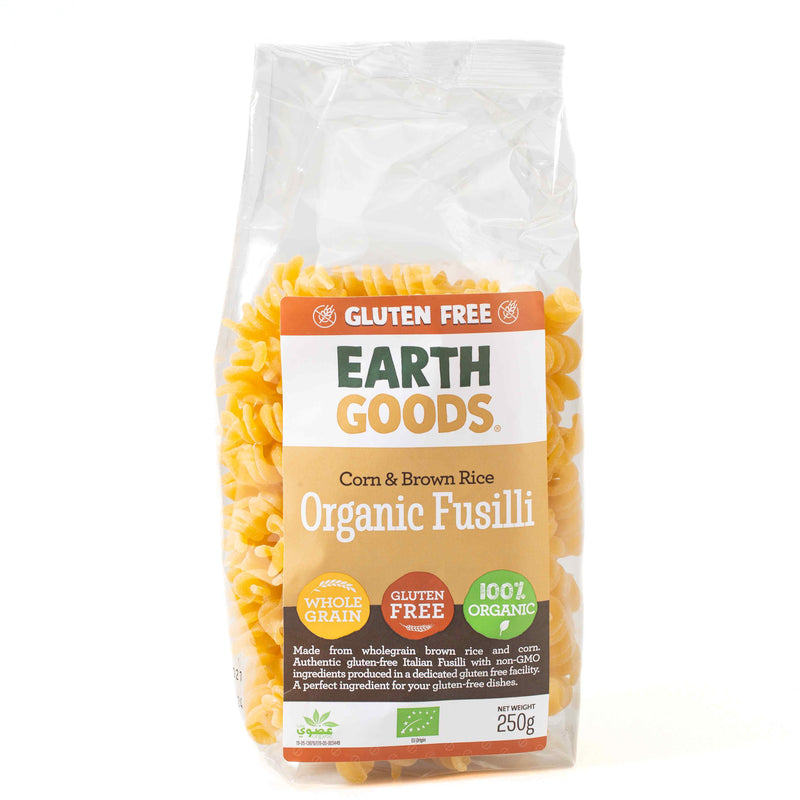 Organic Gf Fusilli Wholegrain 250G