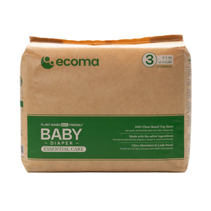 Organic Essential Care Diapers- Size 3 (28 pieces)