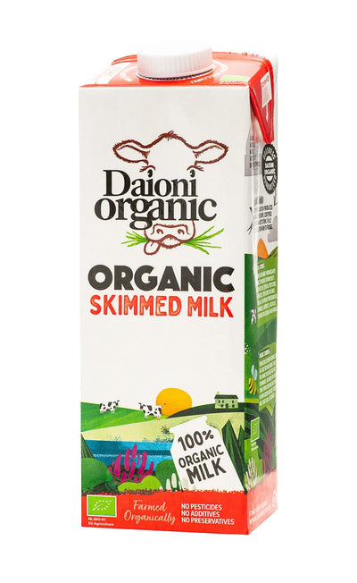Daioni Organic Skimmed UHT Milk 1L - Daioni Organic -