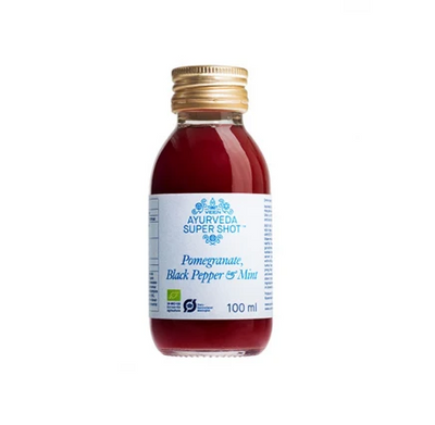 Organic Pomegranat Black Pepper & Mint Shot 100ml - Ayurveda -