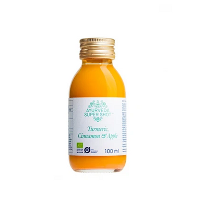 Organic Turmeric Cinnamon & Apple Shot 100ml - Ayurveda -