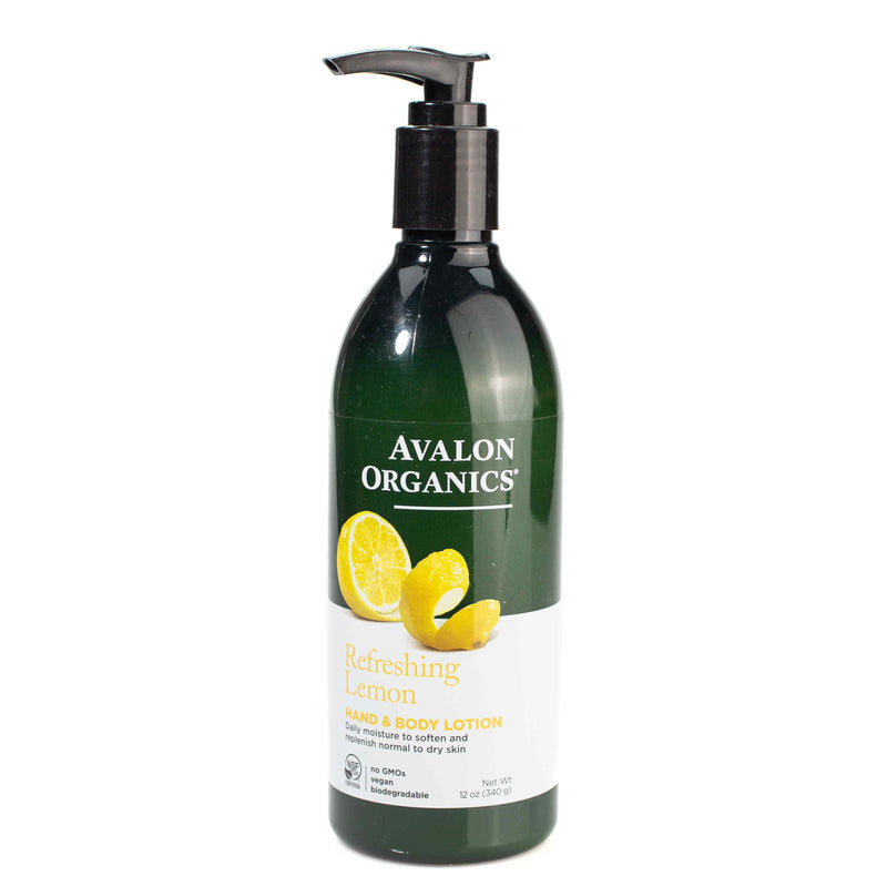 Avalon Orgaic Lemon Verbena Lotion 12 Oz