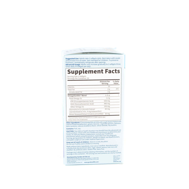 Organic Omega 3 60&