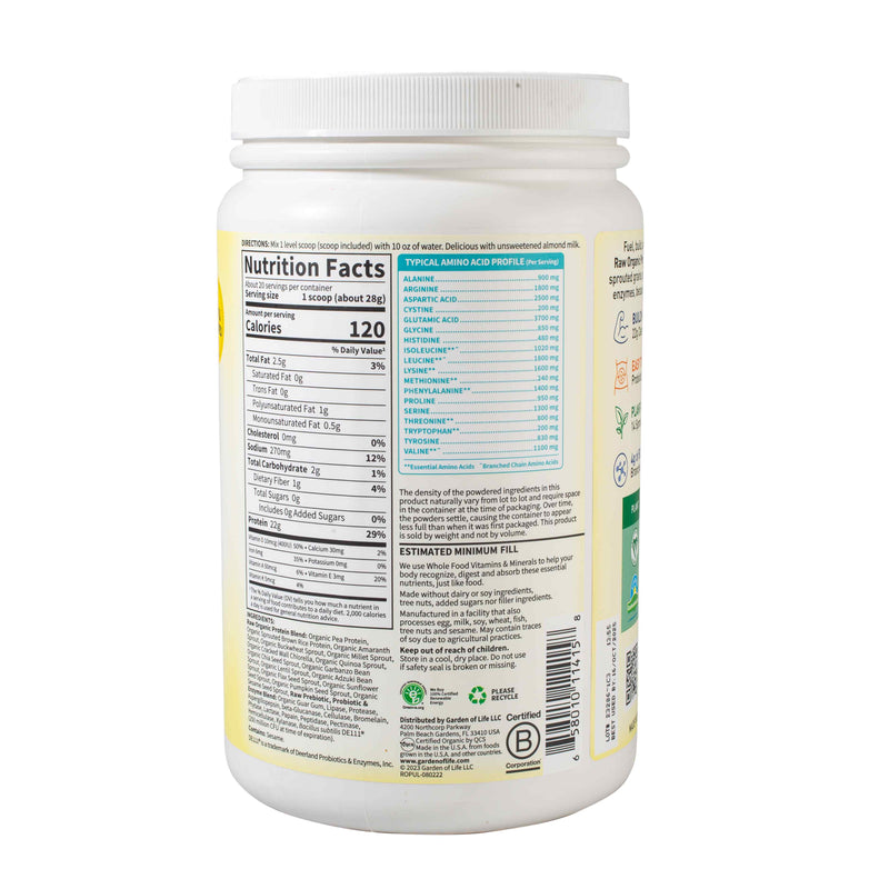 Organic Raw Protein 560G