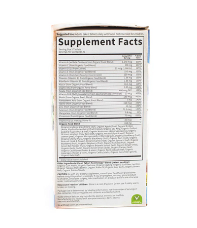 Mykind Organic Men's Multivitamins 60 Tablets
