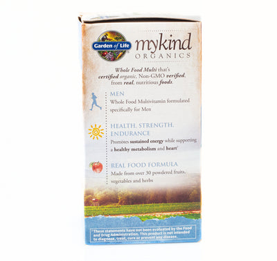 Mykind Organic Men's Multivitamins 60 Tablets