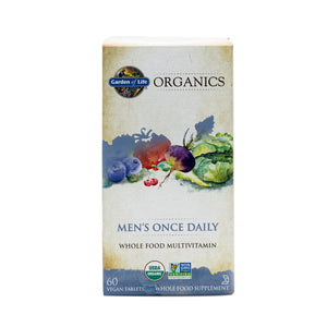 Organic Mens Once Daily 60 Tablets image 1