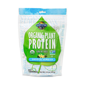 Organic Plant Protein Vanilla 9Oz image 1