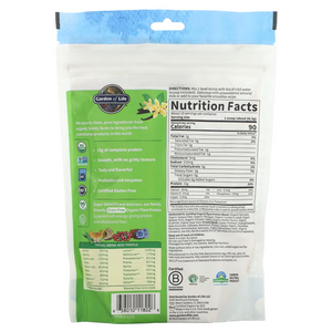 GARDN LIFE ORG. PLANT PROTEIN VANILLA 9OZ