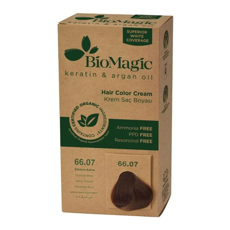 Organic Hair Color Chocolate Brown (66.07) 250 g