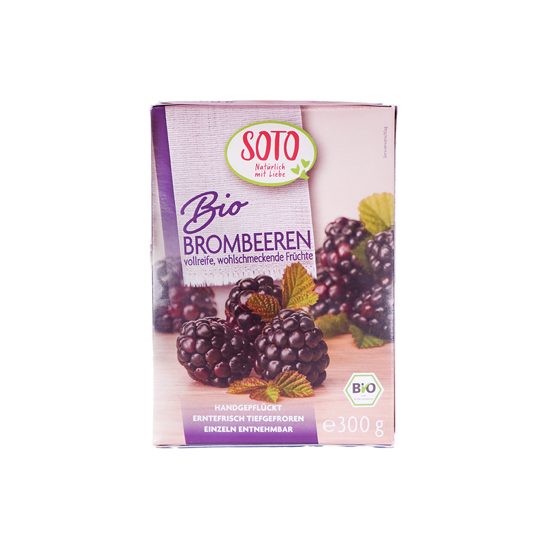 Organic Frozen Blackberries 300G - SOTO -