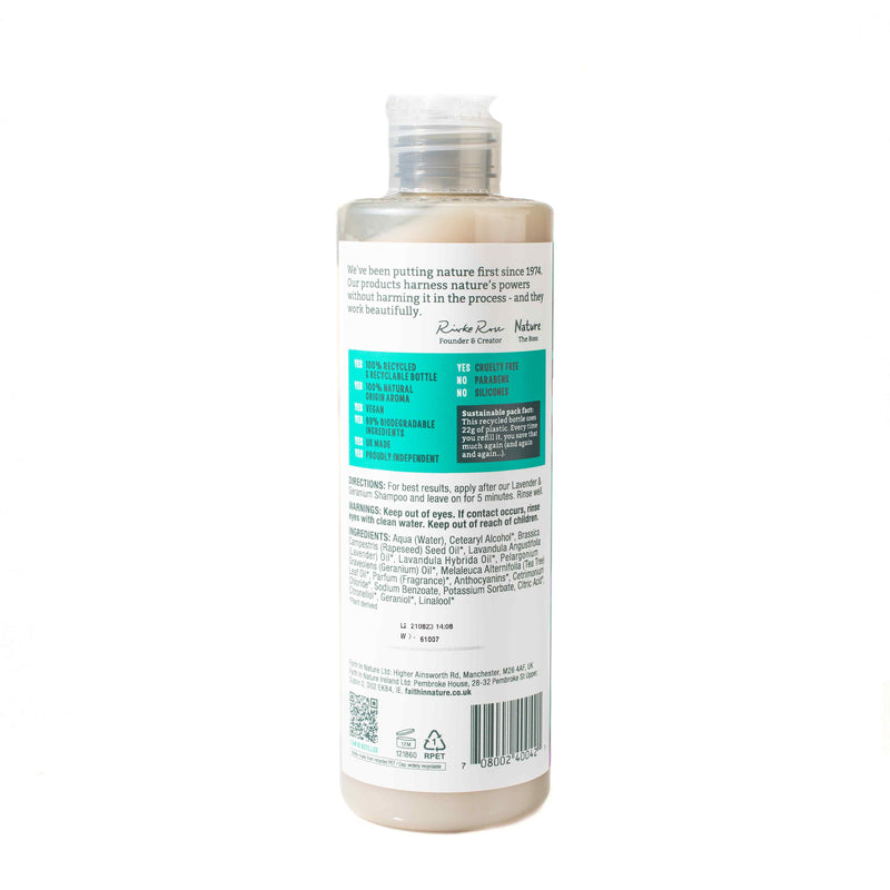 Organic Lavender Geranium Hair Conditioner 400ml