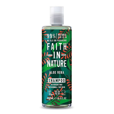 Organic Aloe Vera Shampoo 400Ml - Faith In Nature -