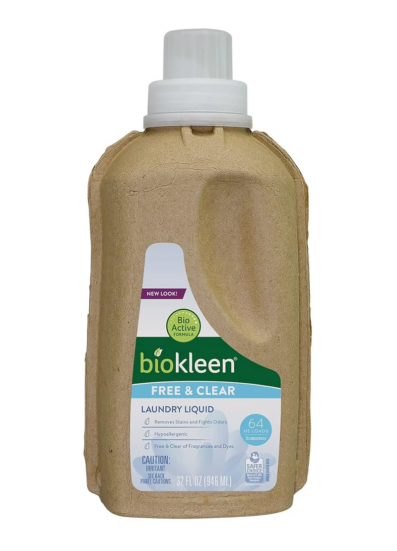 Organic Free & Clear Laundry Liquid 32Oz