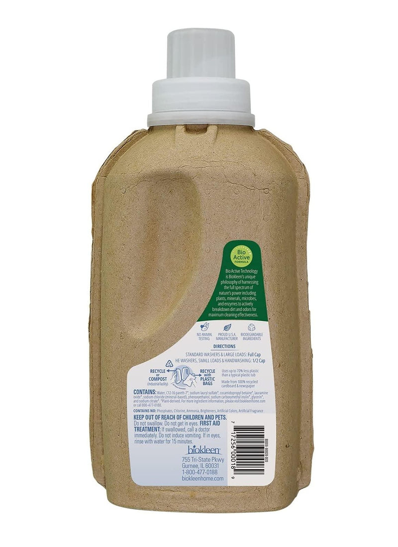 Organic Free & Clear Laundry Liquid 32Oz