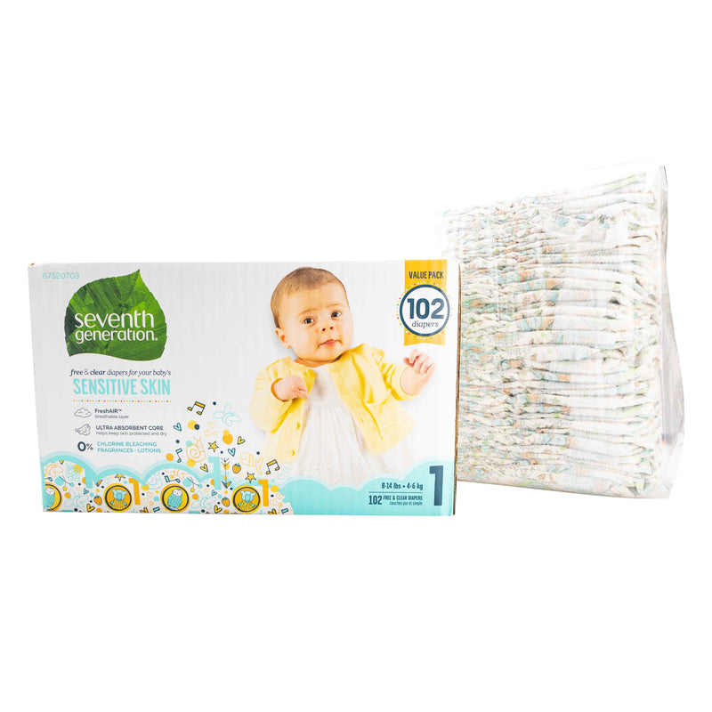 Sustainable Free & Clear Diapers Stage1