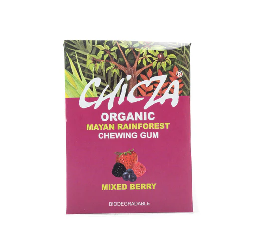 Organic Mixed Berry Chewing Gum 30G - Chicza -