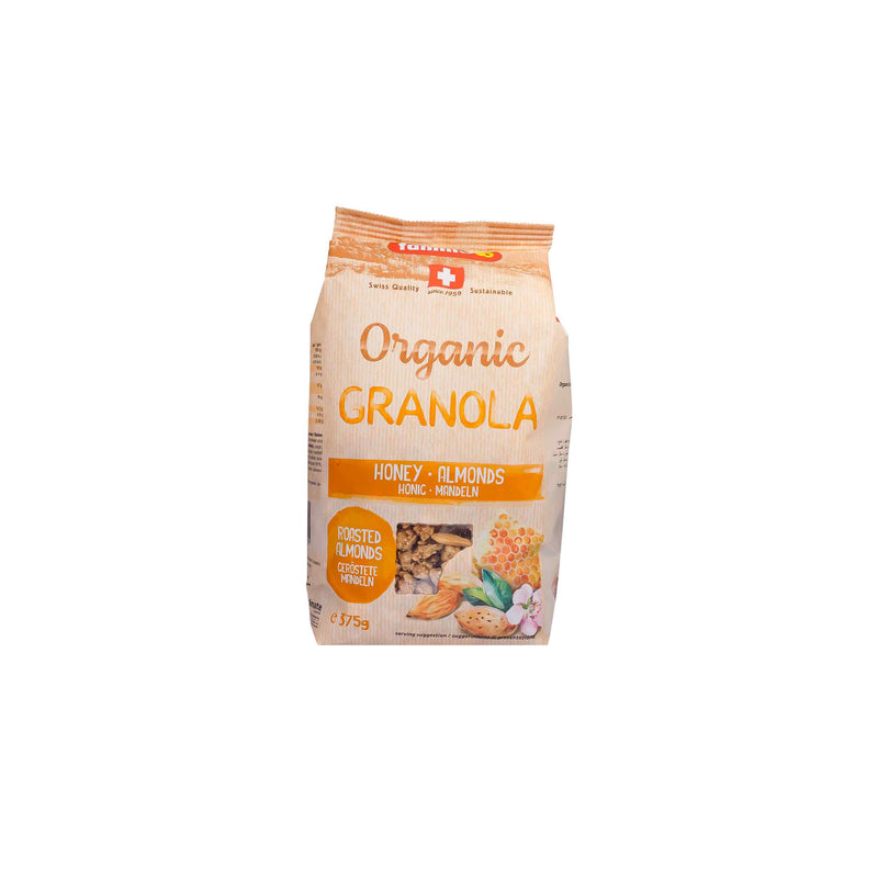 Organic Honey Almond Crunch 375G