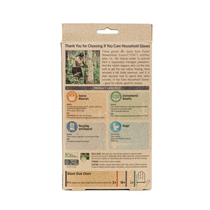 Organic Fair Rubbr Latex Household Gloves M image 1