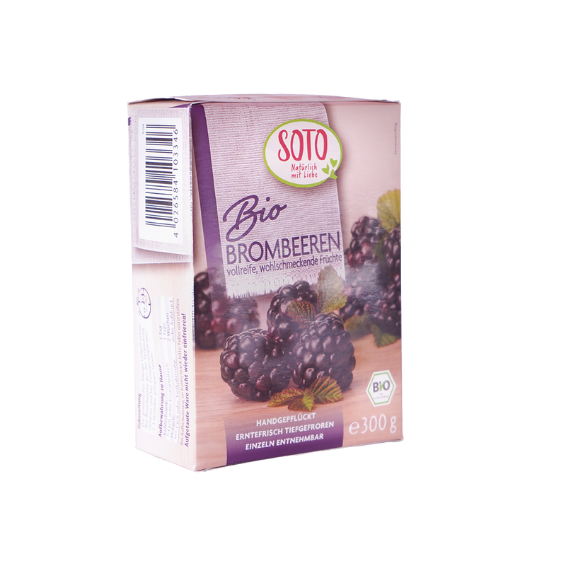 Organic Frozen Blackberries 300G - SOTO -