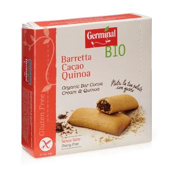 Organic Bar Cocoa Cream & Quinoa 180g - Germinal -