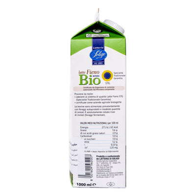 Organic Whole Hay Milk (Intero Latte Fieno) 1L