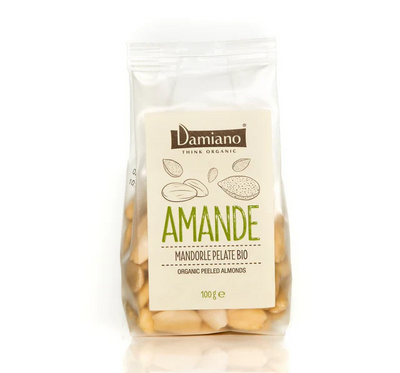 Organic Peeled Almonds 100g